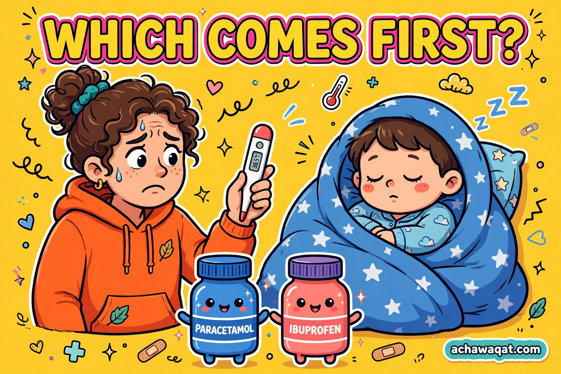 Paracetamol or Ibuprofen for a Child with a Fever: Which Comes First?